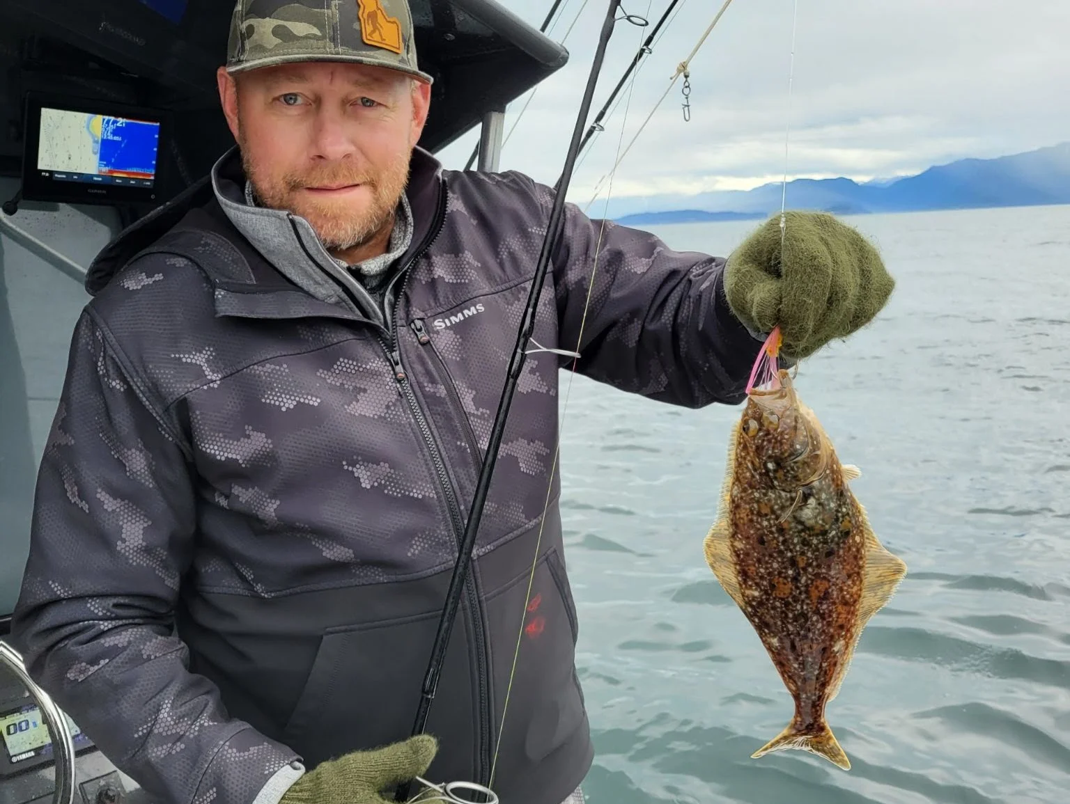 Angler with catch - Big Butt Charters