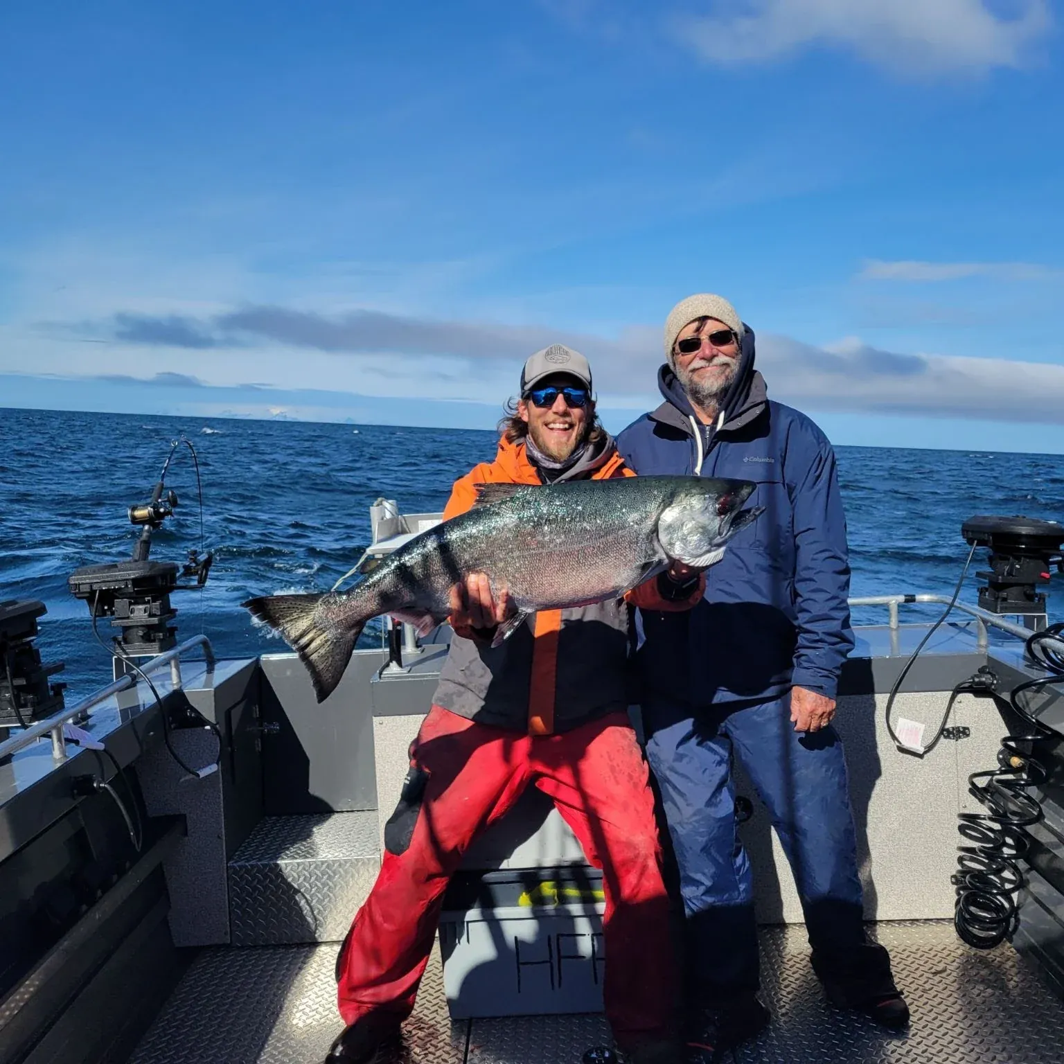 Winter King Salmon Charter catch - Big Butt Charters
